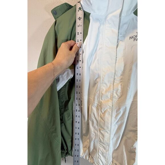 The North Face High Neck Full Zip Hooded Anorak Hyvent Jacket Women's Medium - Picture 9 of 12